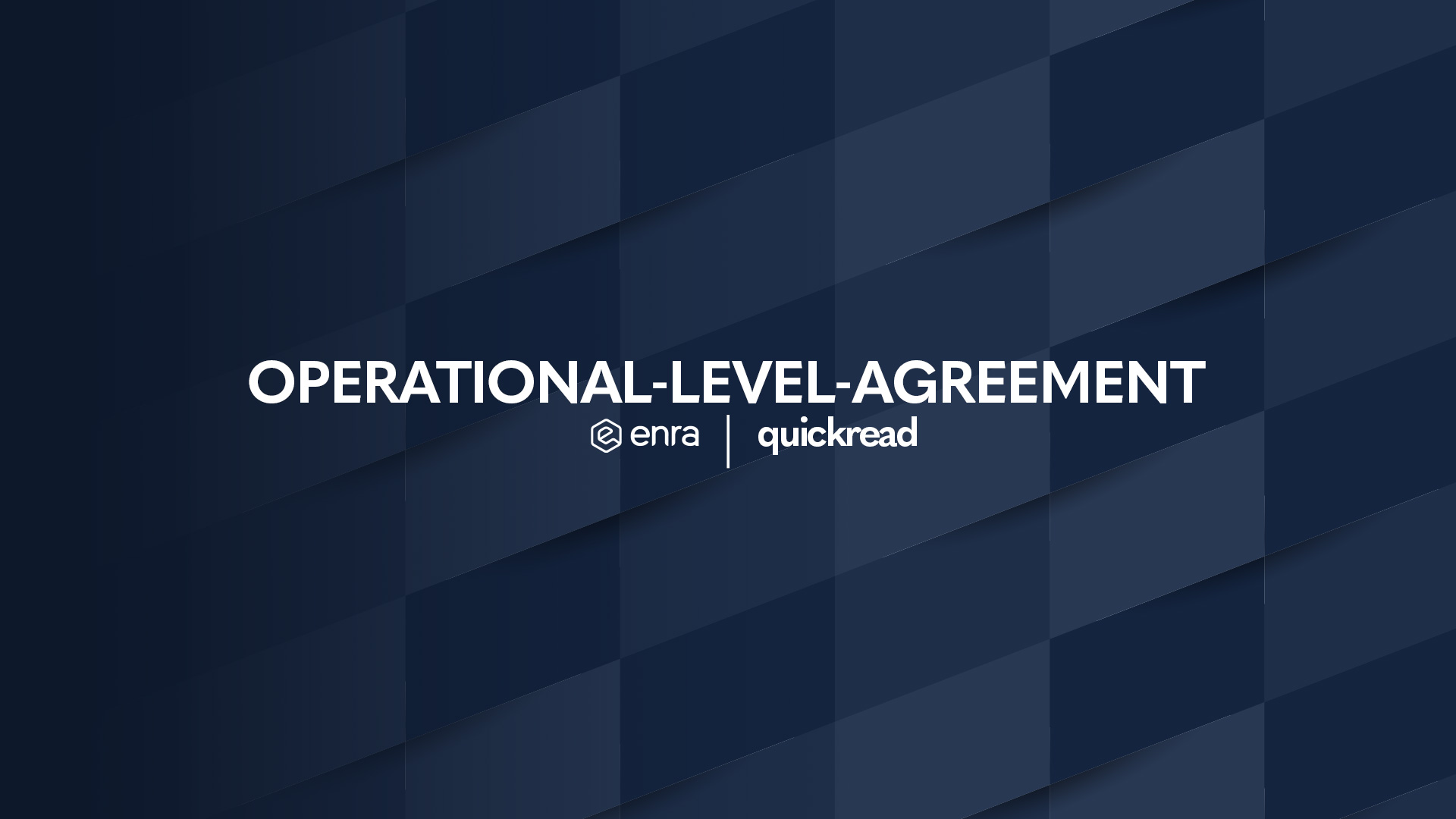 Definition OperationalLevelAgreement